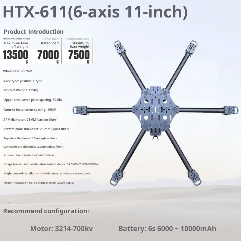 Cross Machine Six Axis 11/13/1 - Fpv Drone Frame recension och pris
