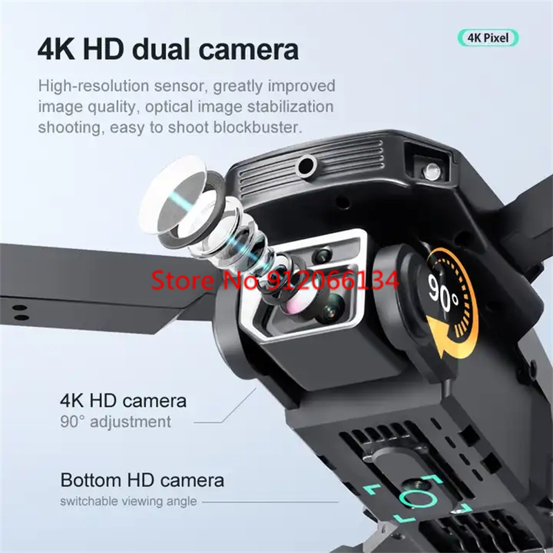 4K Foldable Remote WIFI FPV Co - Fpv Drone Charger recension och pris