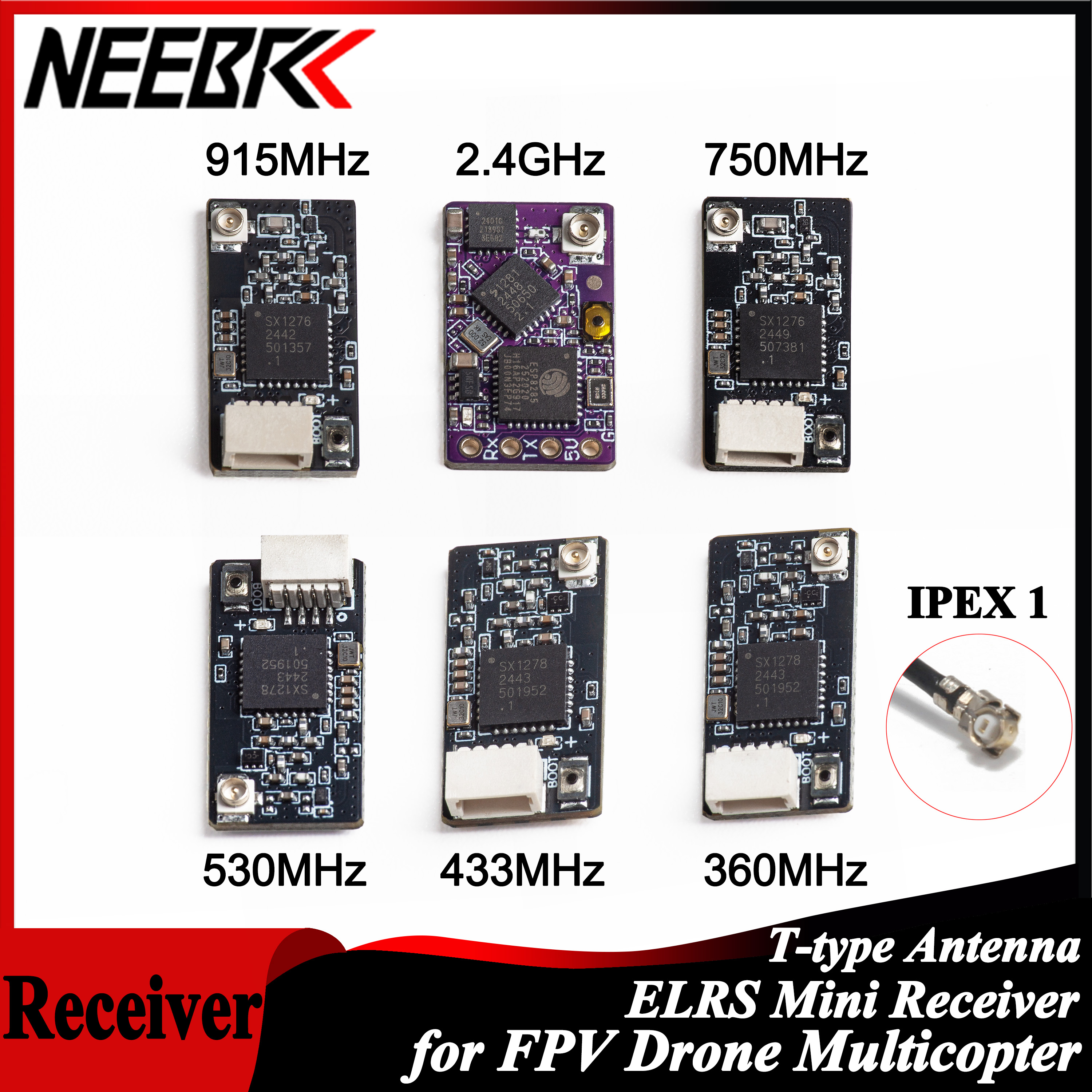 NEEBRC ELRS 2.4G/915Mhz/360Mhz - Fpv Drone Antenna recension och pris