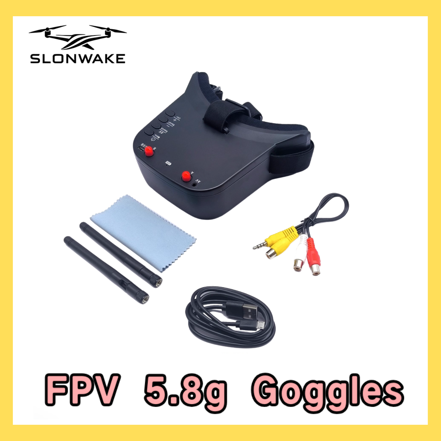 SLONWAKE 5.8G 48CH FPV 400mw V - Fpv Drone Camera recension och pris
